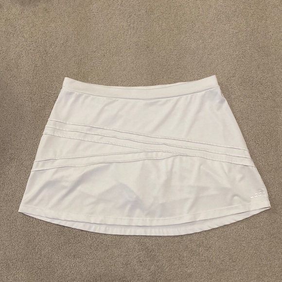 bcg Skirts Bcg Womens White Tennis Shirt With Built In Spandex